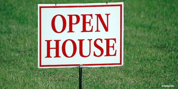 open house sign