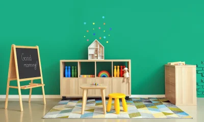 playroom in basement