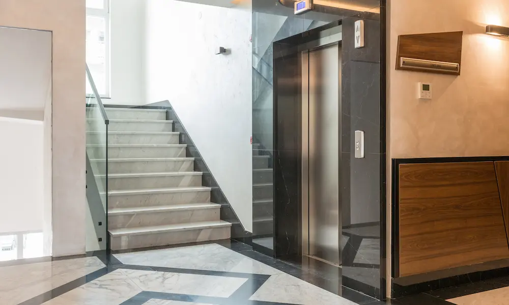 apartment block elevator